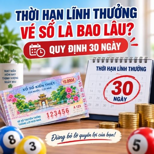 Thời hạn lĩnh thưởng vé số